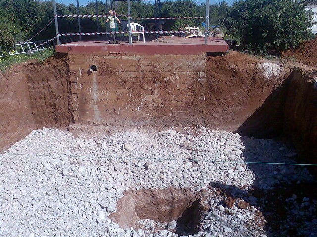 Cistern excavation in La Xara